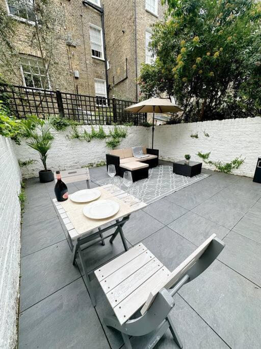 Londwell, Luxe And Leaves, Chelsea Flat With Private Garden Apartment London Bagian luar foto